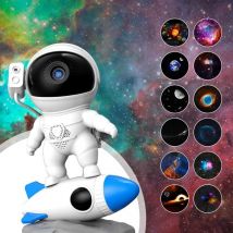 Astronaute Projecteur, Projecteur ciel etoile Avec Veilleuse, Planetarium Projecteur,Galaxy nova projecteur,Astronaute Projecteur pour enfants et
