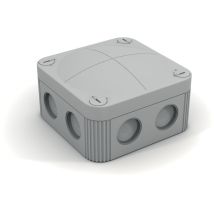 Astuccio 2 Pezzi 2 Cassette 2 Scatole Derivazione Jubox Ip66 (forando Membrana) Ip67 (pressacavi) Ip68 (riempitivo Senza Pressacavi) 85x85x50 Mm