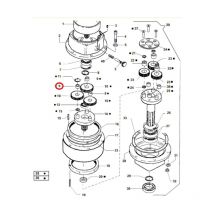 Original Active desbrozadora modelos t143 - t152 020806 caja de agujas HK0808B