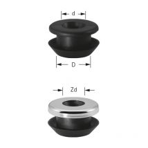 Asw Raccord d&39urinoir Stedo 180139 ø 33-35 mm, tube 12-20 mm, pour trou d&39entrée, blanc