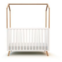 Lit cabane bébé évolutif confort en bois - AT4