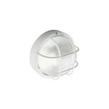 Sovil - Plafón c- Jaula de resina echo line redonda blanca