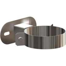 Atec Wandabstandhalter 50mm Dn 80/125 Edelstahl Blank, 701742