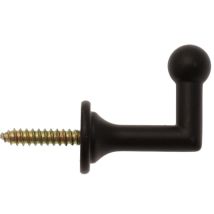 Gond Anglais – 2 cm – Métal Noir – Embrasse de rideau – ACTO