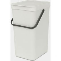 brabantia Brabantia Poubelle Sort & Go gris clair 16L (213465)