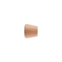 Embouts trompette en bois brut – Diamètre 20 mm – 2 pièces – Quincaillerie