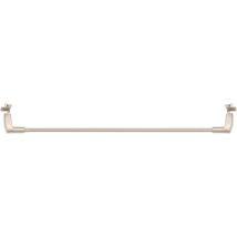 1 Tringle Extensible Embout Basique - Chrome Satiné - 80-110cm - Diamètre 7