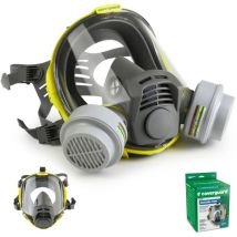 Atemschutzmaske panarea twin aus Silikon Bi-Cartridge Bayonnette Klasse 3
