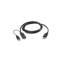 Aten - Cable hdmi a DisplayPort True 4K de 1,8 m marca
