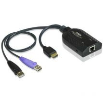 Aten HDMI USB KVM-Adapter mit Smartcard-Lesegerät (CPU-Modul), KA7168-AX