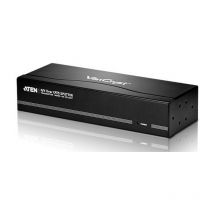 Aten - VS1204T - vga - vga - Cat5e - HDB-15 - Mini Audio - RJ-45 - DC-in - 1920 x 1200 pixels - Noir (VS1204T-AT-G)