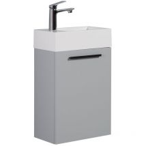 Meuble de salle de bain Athene 40 x 22 cm - Badplaats - Gris Mat - Armoire de rangement