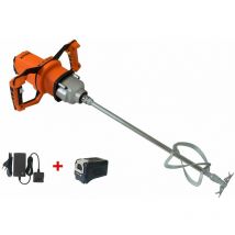 Atika - rlc 40-10 g Akku Handrührgerät Mörtelrührer Rührwerk 2,0 Ah, 36 v Ladegerät