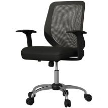Alphason - Stylish Office Chair With Height/Tilt Adjustment - Black Fabric