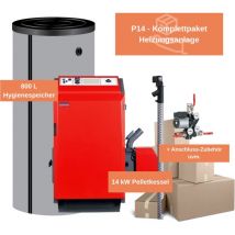 Atmos - Pelletkessel Rundum Sorglos Paket P14 für Heizung & Warmwasser