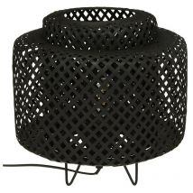 Lampe en bambou Liby noir Atmosphera