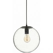 Atmosphera Créateur D'intérieur - Lampe suspendue pour salon nunn, boule de verre, ø 25 cm