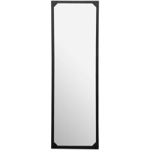 Atmosphera Créateur D'intérieur - Atmosphera Lola Mirror Metal and Wood 45 x 150 cm Black