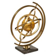 Globe Sandy métal doré H37cm Atmosphera Créateur D'intérieur