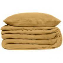 Parure de lit Flora Ocre 260x240 Atmosphera