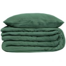 Parure de lit Flora Vert 260x240 Atmosphera