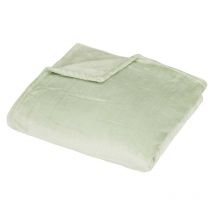 Plaid avec pochon Row 150x200 céladon Atmosphera