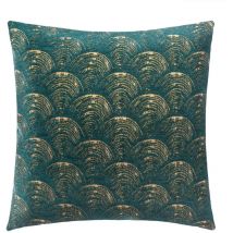 Atmosphera Créateur D'intérieur - Housse de coussin vert cèdre 40x40cm