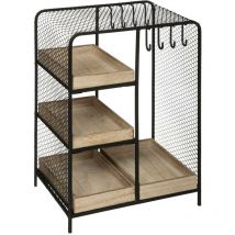 Porte-bijoux Arty noir 20x28cm Atmosphera Créateur D'intérieur