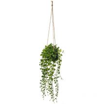 Atmosphera Créateur D'intérieur - Atmosphera – Artificial Hanging Plant Living – Cement Pot – Height 10-5 cm