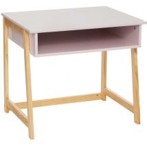 Atmosphera Créateur D'intérieur - Scrivania per cameretta l58cm in legno rosa