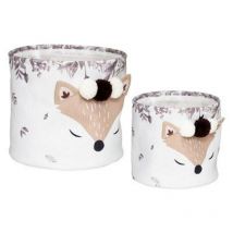 Lot de 2 bacs de rangement Renard Atmosphera