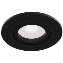 Faretto Da Incasso Moderno Atom Alluminio Nero 1 Luce