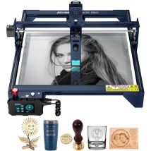 Atomstack - A10 pro Machine de gravure laser, 10W découpe laser, découpe laser cnc haute précision à effet 50W, mise au point laser 0,08 mm, grande