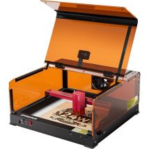 Atomstack - A24 Ultra Graveur Laser 120 w avec Boîtier de Protection B3 et Caméra, Machine à Graver Laser 24 w avec Grande Vitesse 36000 mm/min, 0,05