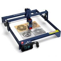 Atomstack - A5 M50 pro 40 w Graviermaschine, 5,5 w Lasermodul, HD-Bildschirm Offline-Gravur für Glas, Holz, Acryl, Metall - EU-Stecker 410 x 400 mm