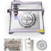 A5 Pro Laser Engraver, 40W Laser Cutting Machine with Eye Protection, Fixed Focus, 5W-5.5W Power Output, Compressed Point, 410 x 400mm Engraving Area