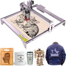 A5 pro Laser Graviermaschine, 40W Lasergravurmaschine, CNC-Laserschneider, 410 x 400 mm Fläche, 5,5 w Laserleistung, Augenschutz, fester Fokus,