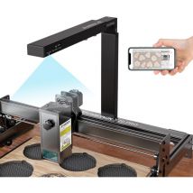 AC2 LightBurn-Kamera für Lasergravurmaschine, 1080P HD-Videovisuelle Vorschau, WiFi-Verbindung, Echtzeit-Fernbedienung, präzise Positionierung für