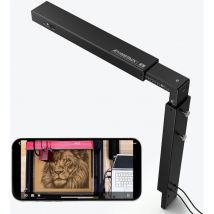 AC2 Telecamera Lightburn per Incisore Laser, Registrazione hd 1080P, Scheda di Memoria da 32GB, Posizionamento Preciso, Monitoraggio Remoto, per la