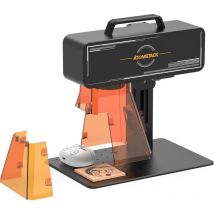Atomstack - M4 Pro Professionelle Faserlaser-Markierungsmaschine mit zwei Lichtquellen 5000 mm/s Ultra-Hochgeschwindigkeitsgravur, Präzision 0,001 mm