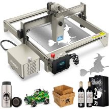 Atomstack - S20 pro Graveur laser, 3 en 1 Écran offline/application téléphone portable/Windows - Tête laser 20 w - Double pompe Air Assist Kit 300 w