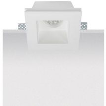 Larissa Lighting - Coupelle Fixe Blanche Pure Trimless Carrée Pour Ampoule led GU10 zambelis