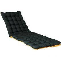 Atout Ciel - Cuscino trapuntato bicolore per bagno di sole, lettino in tessuto idrorepellente 190 x 60 cm, 4 varianti