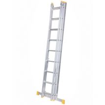 Monmobilierdesign - atra Echelle transformable en aluminium 3 plans 9 marches