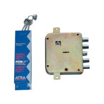 Dreifachschloss mit doppelter verriegelung für panzertüren, die gegen art. 3221.2. db