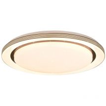 Atria plafoniera led bordo nero con telecomando multifunzione con diffusore effetto cielo stellato D.48CM