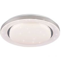 Frankystar - Atria Plafonnier led Grand avec Télécommande Multifonction et Diffuseur à Effet Ciel Étoilé D.48cm