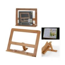 EXCELLENT atril madera bambu 32x24 cm , Atril madera bambúHecho de bambúEste soporte de libro es ajustable en diferentes posicionesTranquilo para