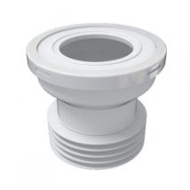Raccordo per WC 110 mm – guarnizione in gomma – 5 coni in gomma – compatibile con tutti i WC da 110 mm – TYC