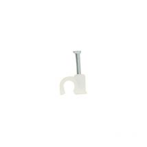 Attache-fils rond blanc 9MM /20 Dhome CHS-CHR-8-20PCS-WHITE